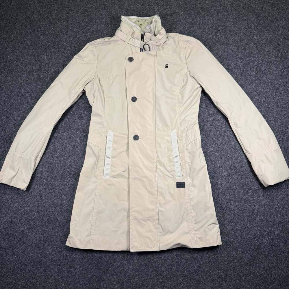 G-Star RAW Women's Beige Lightweight Technical Trench Coat